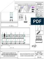 Modulacion para Instalacion de Acero en Techo-F
