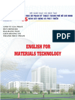 English For Materials Technology