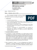 INFORME de Prescripción