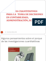 Metodos Cuantitativos para La Toma de Decisiones en Contabilidad, Administración, Economía