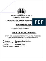 Title of Micro Project