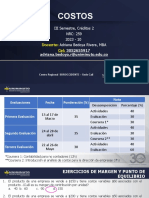 Costos: III Semestre, Créditos 2 NRC: 259 2023 - 10