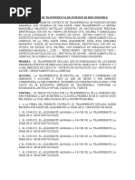 Contrato de Transferencia de Posesion de Bien Inmueble