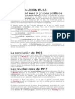 Síntesis de Revolución Rusa