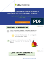 Implementador Líder en Sistemas Integrados de GESTIÓN HSEQ ISO 9001, ISO 14001, ISO 45001