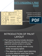 Plant Layout & Forecasting & Price Policy