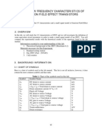 JFET Characteristics