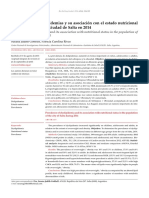 Prevalencia de Dislipidemias y Su Asociación Con El Estado Nutricional en La Población de La Ciudad de Salta en 2014