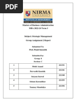 Masters of Business Administration MBA 2022-24 Term 3: Submitted To