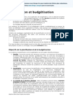 Objectifs de La Planification Et de La Budgétisation