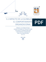 5.1 Impacto de La Globalización en El Comportamiento Organizacional