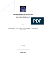 Universidade Independente de Angola Faculdade de Direito / Unia Trabalho de Direito Fiscal