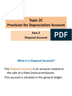 Topic 2C - Part 2 - Provision For Depreciation Account - Disposal Account