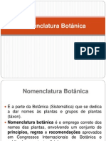 Nomenclatura Botânica