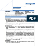 Identificamos Conceptos Sobre El Espacio Público: Planificación de Sesión de Aprendizaje