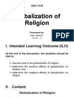 Globalization of Religion GEC TCW Final