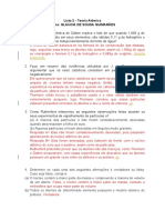 Lista 2 - Teoria Atômica Quimica Geral