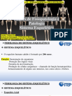 Noções de Fisiopatologia e Patologia Sistema Esquelético: Módulo Ii - Enfermagem em Uti E Oncologia