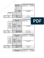 Tabla de Horas 2