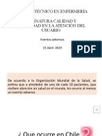 Carrera Técnico en Enfermería Asignatura Calidad Y Seguridad en La Atención Del Usuario