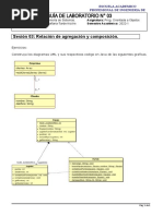 Guía de Laboratorio #03: Sesión 03: Relación de Agregación y Composición