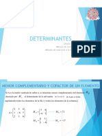 Determinantes Por Condensacion Pivotal y Reduccion A La Forma Escalonada