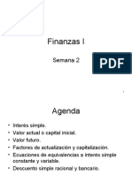 Finanzas I: Semana 2