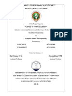 Visvesvaraya Technological University: Submitted in Partial Fulfillment Towards Mini Project Work of V Semester of