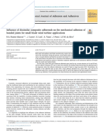 Influence of Dissimilar Composite Adherends