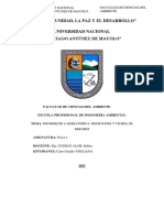 "Año de La Unidad, La Paz Y El Desarrollo" Universidad Nacional "Santiago Antúnez de Mayolo"