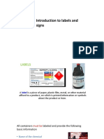 Lec# 3 Introduction To Labels and Signs