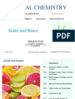 General Chemistry: Acids and Bases