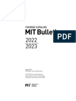 MIT Bulletin: Course Catalog