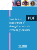 Guidelines On Establishment of Virology Laboratory in Developing Countries