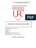 Propiedades y Clasificacion de La Materia