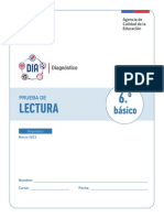 Prueba Lectura Diagnostico 2023 6 Basico