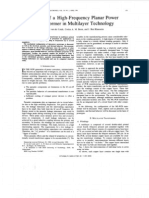 Design of A High-Frequency Planar Power