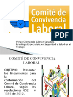 Comités de Convivencia Laboral