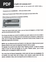 Práctica 3. Mover Al Gato Con Cursores Ver.2