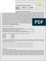 Atividade Sobre Introdução Aos Estudos Histoiricos