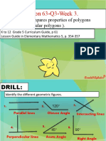 MATH 5-Lesson 63-Q3-Week 3.: Describes and Compares Properties of Polygons (Regular and Irregular Polygons)