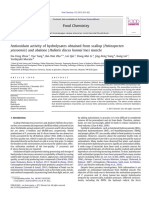 Antioxidant Activity of Hydrolysates Obtained From Scallop (Patinopecten Yessoensis) and Abalone (Haliotis Discus Hannai Ino) Muscle