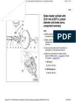 Brake Master Cylinder With 23.81 MM (0.937 In.) Piston Diameter and Brake Servo, Component Summary