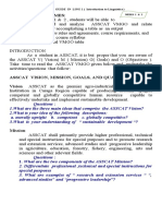 Learning Outcomes:: 1. What Are The Two Components of The ASSCAT Mission?