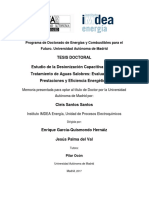 Estudio de La Desionización Capacitiva para El Tratamiento de Aguas Salobres: Evaluación de Prestaciones y Eficiencia Energética