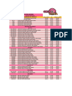 Lista de Precio Muffins Nacional e Importados