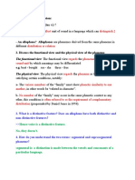 smallest distinguish 2 words distribution or relation: I. Questions for discussion: 1. What is a phoneme (âm vị) ?