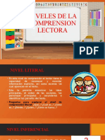 Niveles de Comprension Lectora