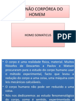 A Dimenão Corpórea Do Homem