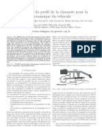 Estimation Du Profil de La Chaussée Pour La Dynamique Du Véhicule